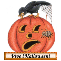 vive Halloween citrouille corbeau